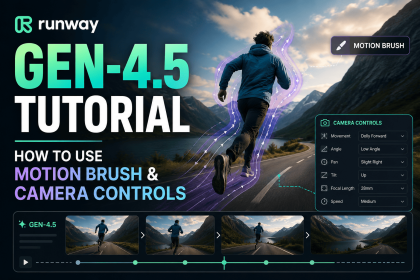 Runway Gen-4.5 Tutorial: How to Use Motion Brush & Camera Controls