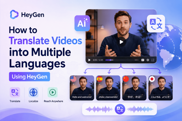 How to Translate Videos into Multiple Languages Using HeyGen